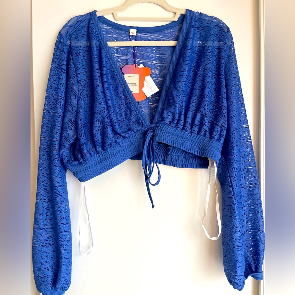Knit Slip Plunge Crop Top